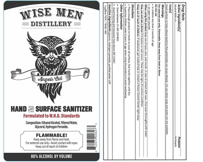 1 Gallon Label (Sanitizer Label With Drug Facts)